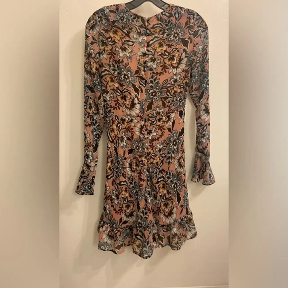 For Love & Lemons Gracie Floral Mini Dress Pink Size Small - Picture 5 of 10